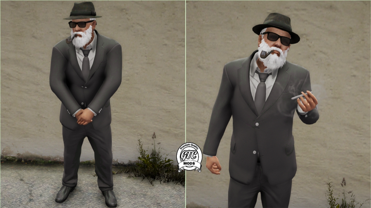 GTA 5 Mafia old man Ped mod for Fivem rp addon old man ped for fivem  (2).jpg