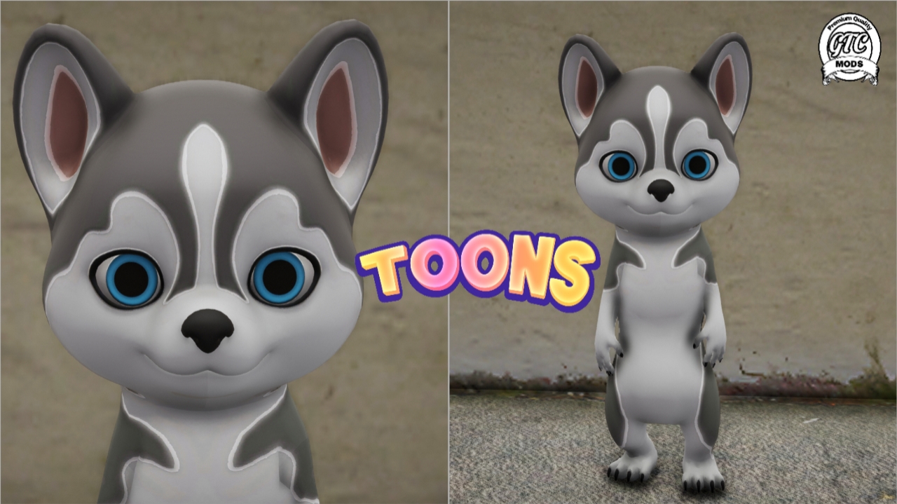 🐺 Mini Cartoon Husky Dog Ped for FiveM  Cute, Funny & Wholesome RP (4).jpg