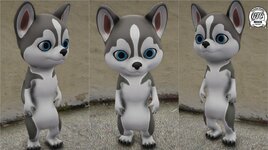 🐺 Mini Cartoon Husky Dog Ped for FiveM  Cute, Funny & Wholesome RP (1).jpg