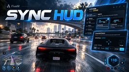 Rainy SYNC HUD Highway Showcase.png
